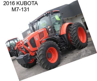 2016 KUBOTA M7-131