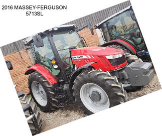 2016 MASSEY-FERGUSON 5713SL