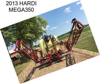 2013 HARDI MEGA350