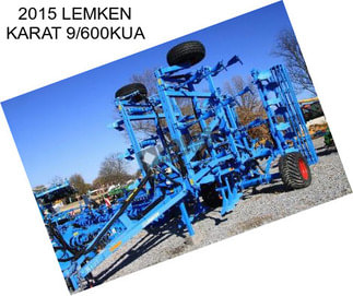 2015 LEMKEN KARAT 9/600KUA