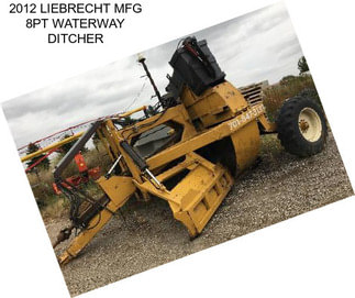 2012 LIEBRECHT MFG 8PT WATERWAY DITCHER