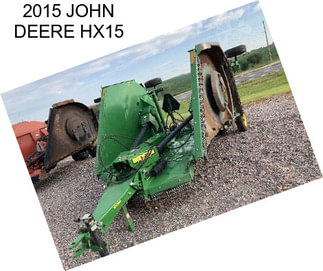 2015 JOHN DEERE HX15