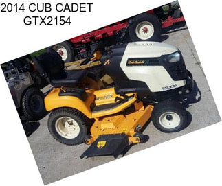 2014 CUB CADET GTX2154