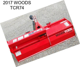 2017 WOODS TCR74