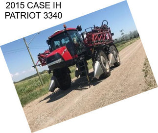 2015 CASE IH PATRIOT 3340