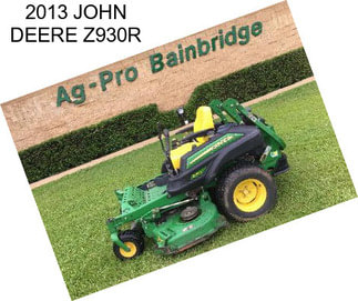 2013 JOHN DEERE Z930R