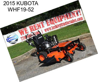 2015 KUBOTA WHF19-52