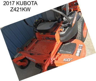 2017 KUBOTA Z421KW