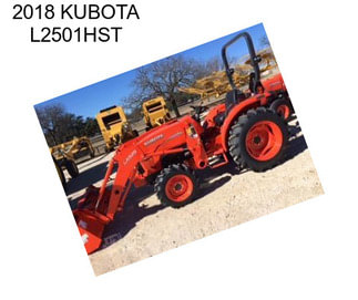 2018 KUBOTA L2501HST