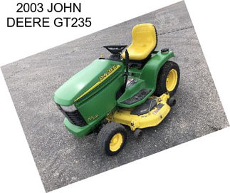 2003 JOHN DEERE GT235