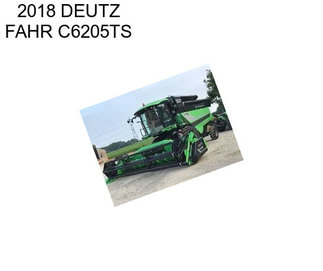 2018 DEUTZ FAHR C6205TS