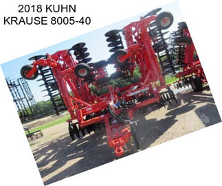 2018 KUHN KRAUSE 8005-40