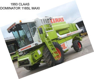 1993 CLAAS DOMINATOR 118SL MAXI