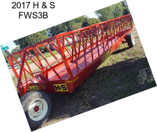 2017 H & S FWS3B