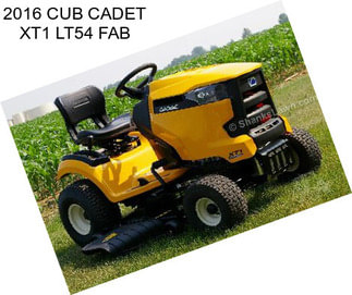 2016 CUB CADET XT1 LT54 FAB