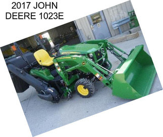 2017 JOHN DEERE 1023E