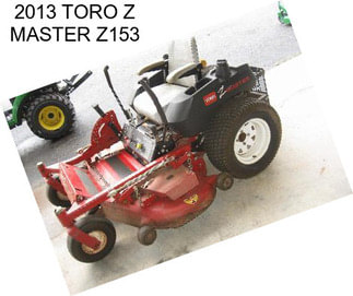 2013 TORO Z MASTER Z153