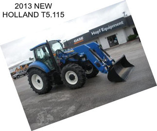 2013 NEW HOLLAND T5.115