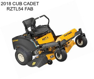 2018 CUB CADET RZTL54 FAB