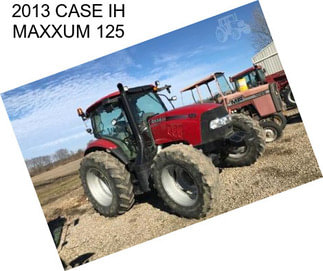 2013 CASE IH MAXXUM 125