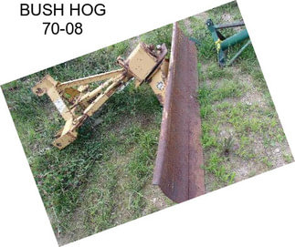 BUSH HOG 70-08