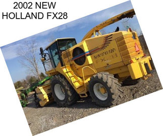 2002 NEW HOLLAND FX28