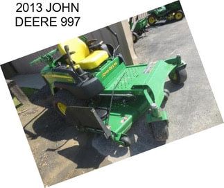 2013 JOHN DEERE 997