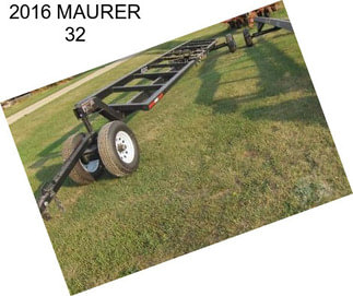 2016 MAURER 32