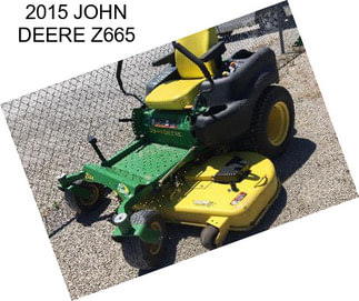 2015 JOHN DEERE Z665