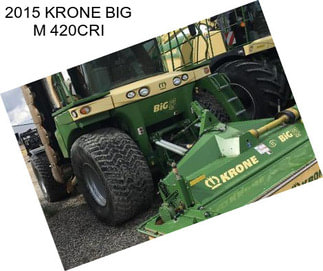 2015 KRONE BIG M 420CRI