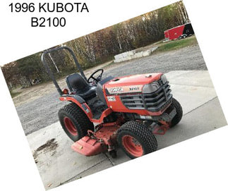 1996 KUBOTA B2100