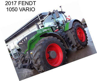 2017 FENDT 1050 VARIO