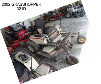 2002 GRASSHOPPER 321D