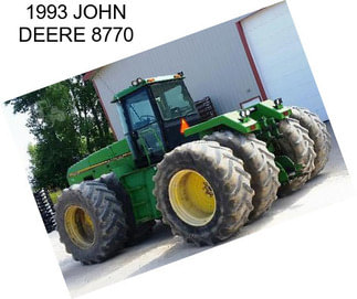 1993 JOHN DEERE 8770