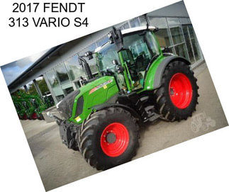 2017 FENDT 313 VARIO S4