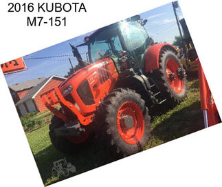 2016 KUBOTA M7-151