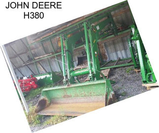 JOHN DEERE H380