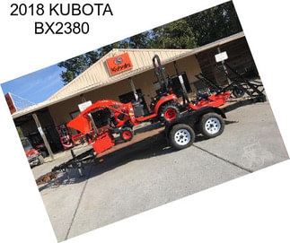 2018 KUBOTA BX2380