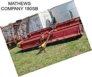 MATHEWS COMPANY 180SB