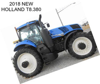 2018 NEW HOLLAND T8.380