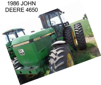 1986 JOHN DEERE 4650