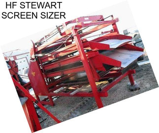 HF STEWART SCREEN SIZER