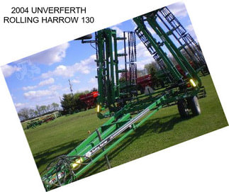 2004 UNVERFERTH ROLLING HARROW 130