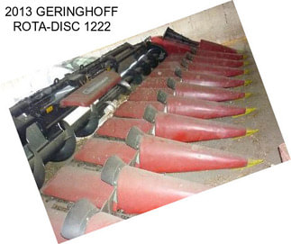 2013 GERINGHOFF ROTA-DISC 1222