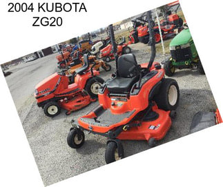 2004 KUBOTA ZG20