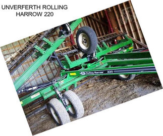 UNVERFERTH ROLLING HARROW 220