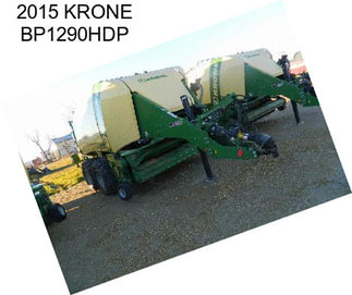 2015 KRONE BP1290HDP