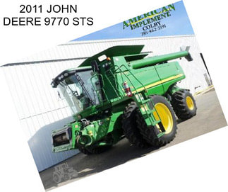 2011 JOHN DEERE 9770 STS