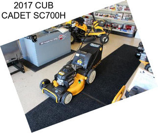 2017 CUB CADET SC700H