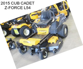 2015 CUB CADET Z-FORCE L54